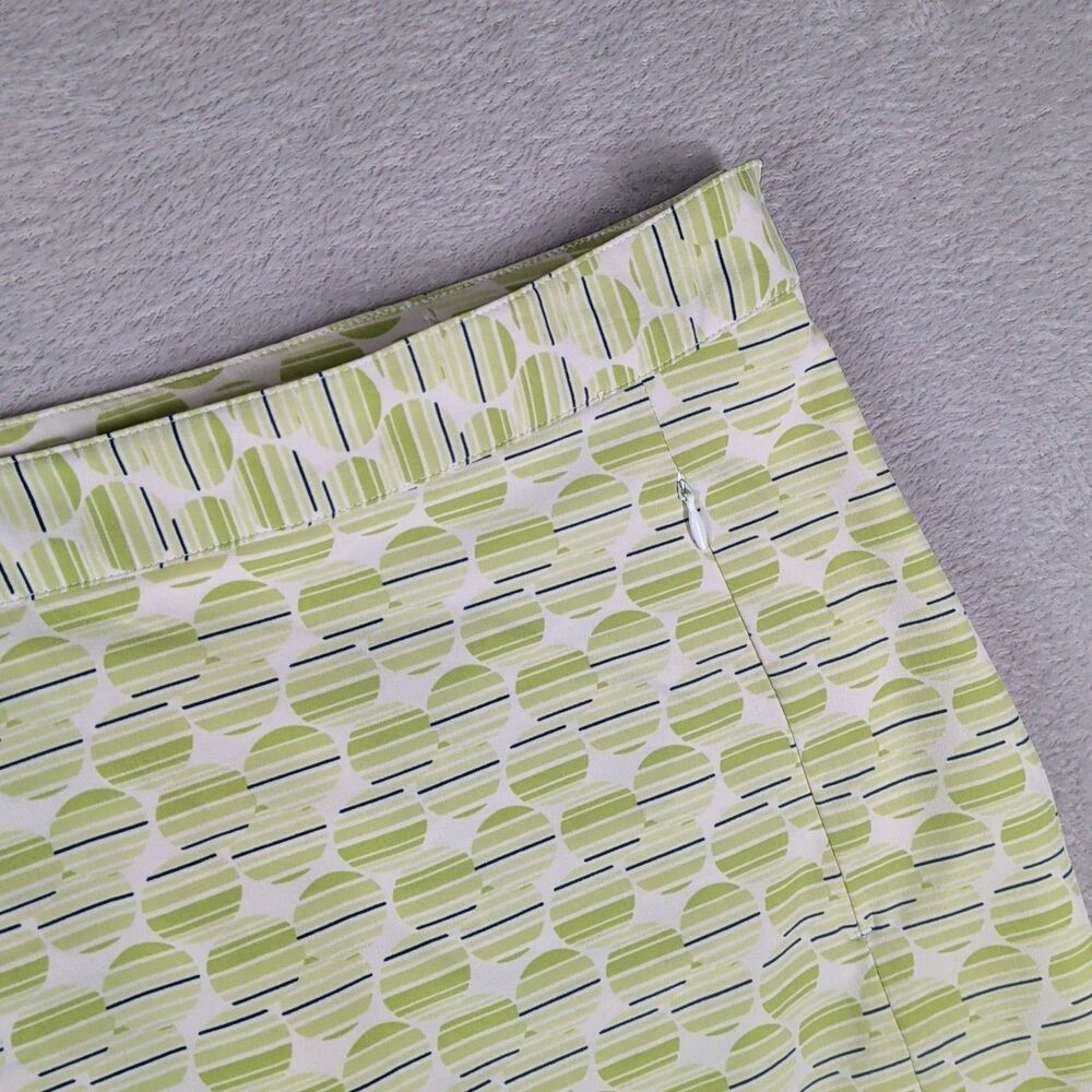 Greg Norman Golf Skort Size 8 Green Pockets Athletic Tennis Country Club Preppy - Picture 2 of 8